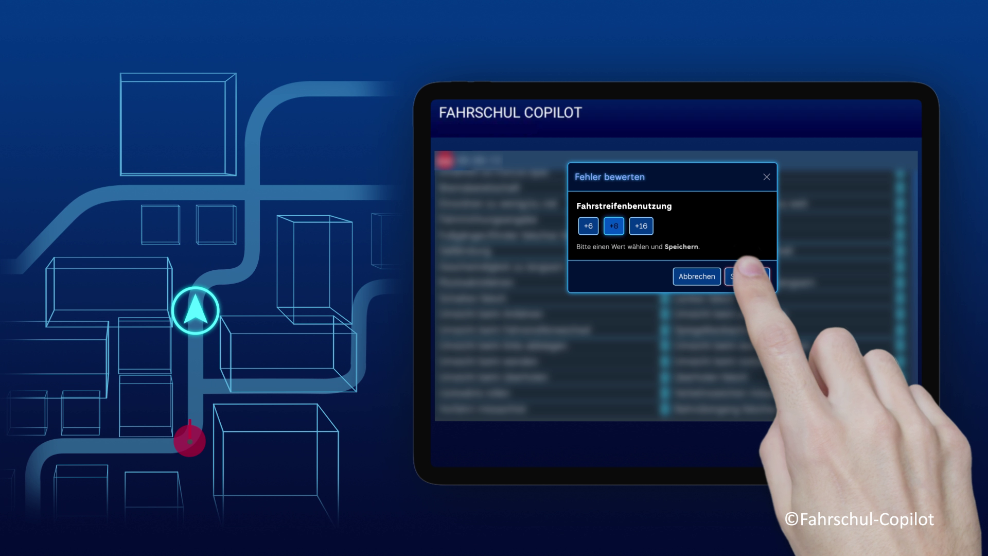 Prüfungstestfahrt – Auswertung